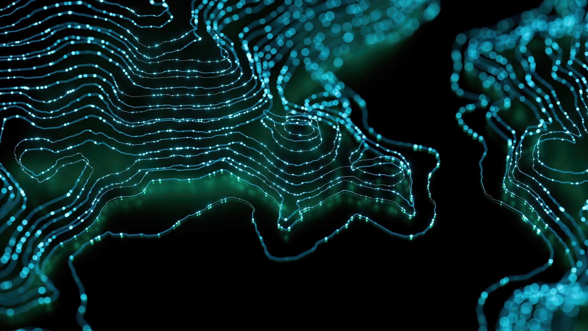 Abstract data protection visual